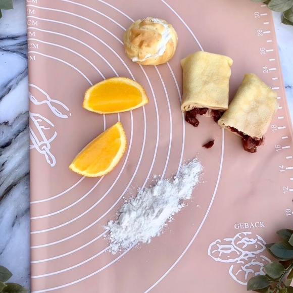 Blush pink Dough Mat/ Silicone Baking carpet BRAND NEW - Picture 2 of 3